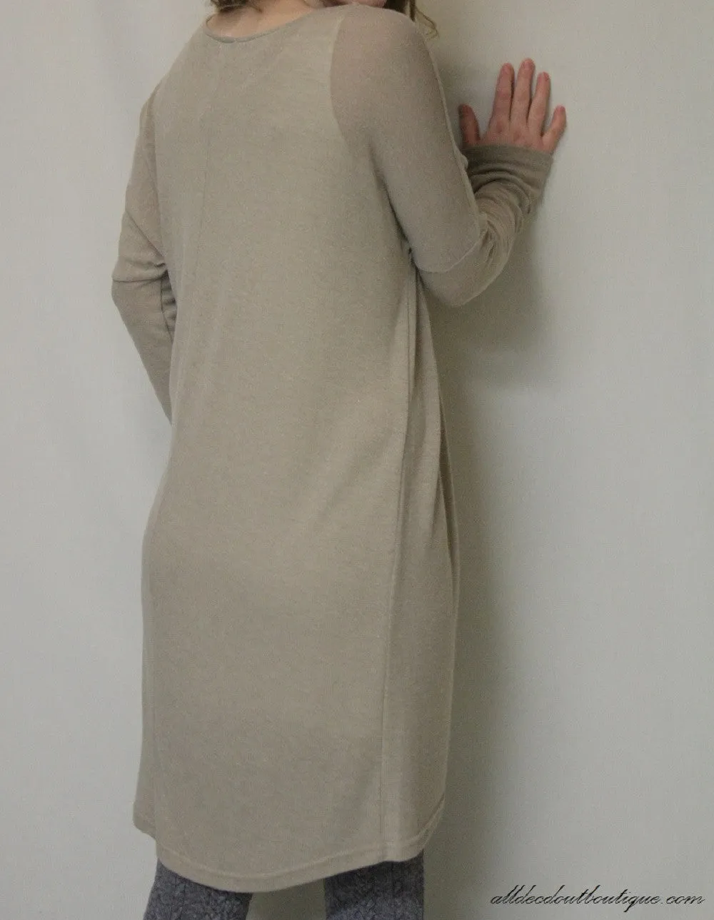 Umgee | Sweater Tunic Taupe