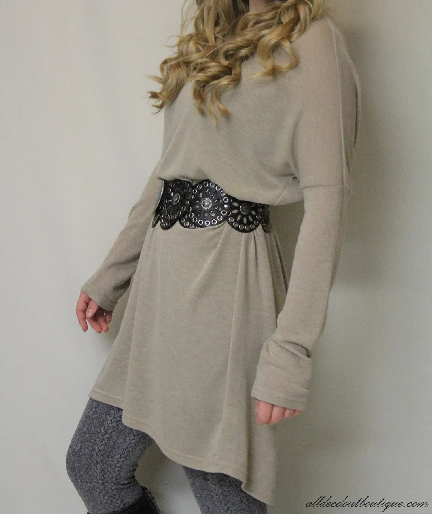 Umgee | Sweater Tunic Taupe